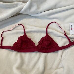 Cosabella - Bralette- Deep Ruby - M (NEW)
